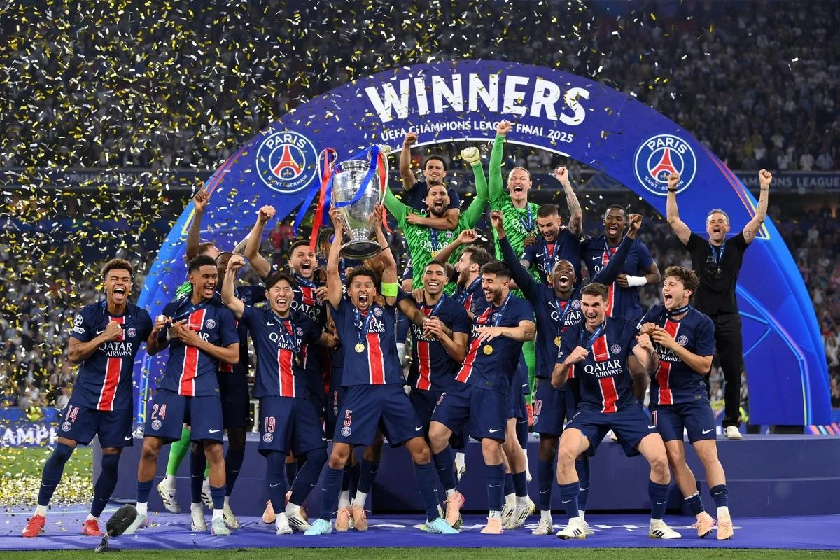 PSJ o‘z tarixida ilk bor Chempionlar ligasi g‘olibi bo‘ldi