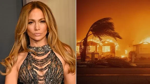 Jennifer Lopez Kaliforniyadagi yong‘inlar qurbonlariga o‘z garderobidagi kiyimlarni sovg‘a qildi