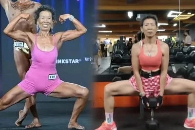 71 yoshli xitoylik ayol fitnes musobaqasida sovrindor bo‘ldi