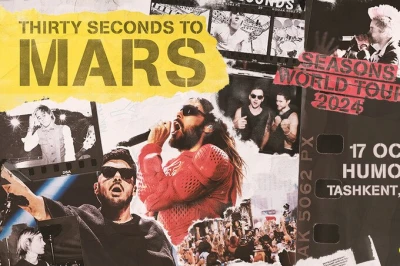 Тошкентда «Thirty Seconds to Mars» концерти бўлиб ўтади