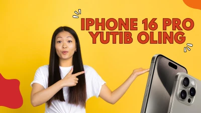 Dekabr oyida iPhone 16 Pro yutib olish uchun juda ko‘p imkoniyatlar! Qanday qilibmi, so‘zlab beramiz