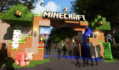 Minecraft собирается открыть в реальном мире парки развлечений по мотивам игры