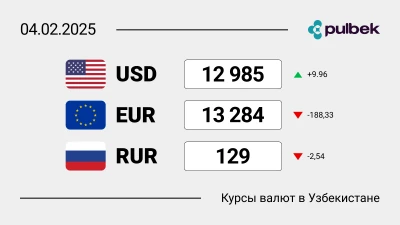 Курсы валют в Узбекистане на 4 февраля 2025: доллар продолжает рост в феврале