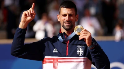 Novak Jokovich Olimpiada oltin medalini qoʻlga kiritdi